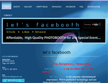 Tablet Screenshot of letsfaceboothguam.com